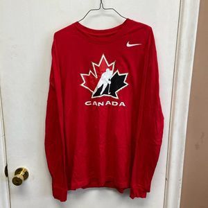 Nike Team Canada Long-sleeve Top Mens size Large